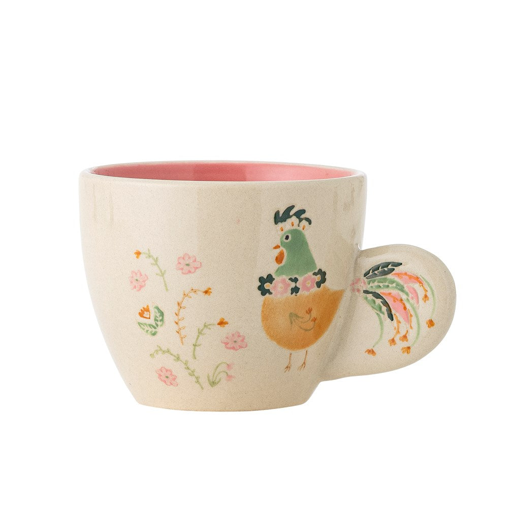 Joshua Cup, Rose, Stoneware