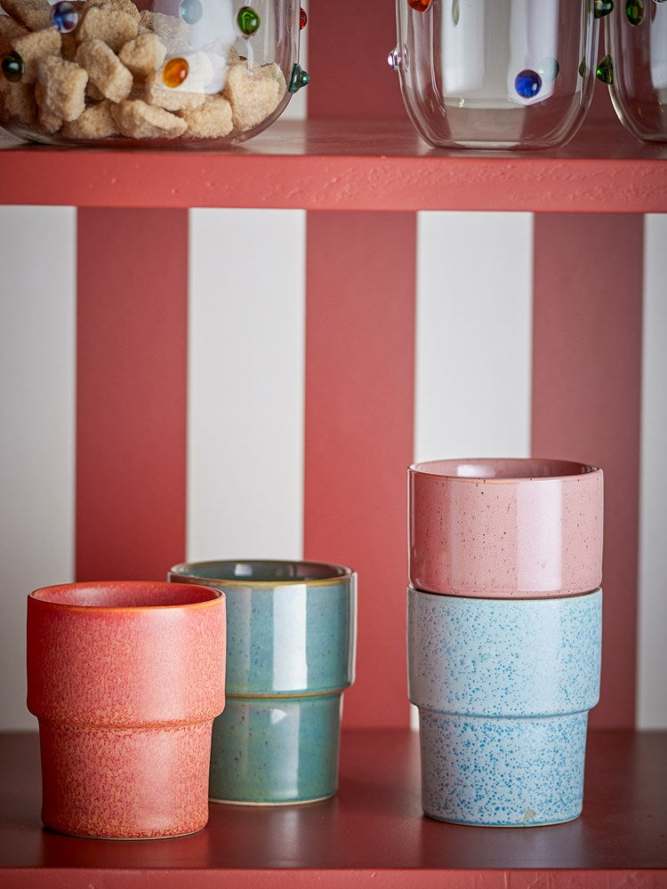 BLOOMINGVILLE-Ewan Cup, Rose Set of 4 assorted