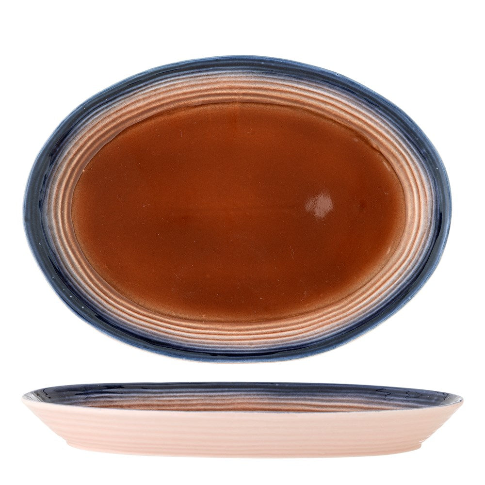 BLOOMINGVILLE-Tatum Serving Plate, Multi, Stoneware