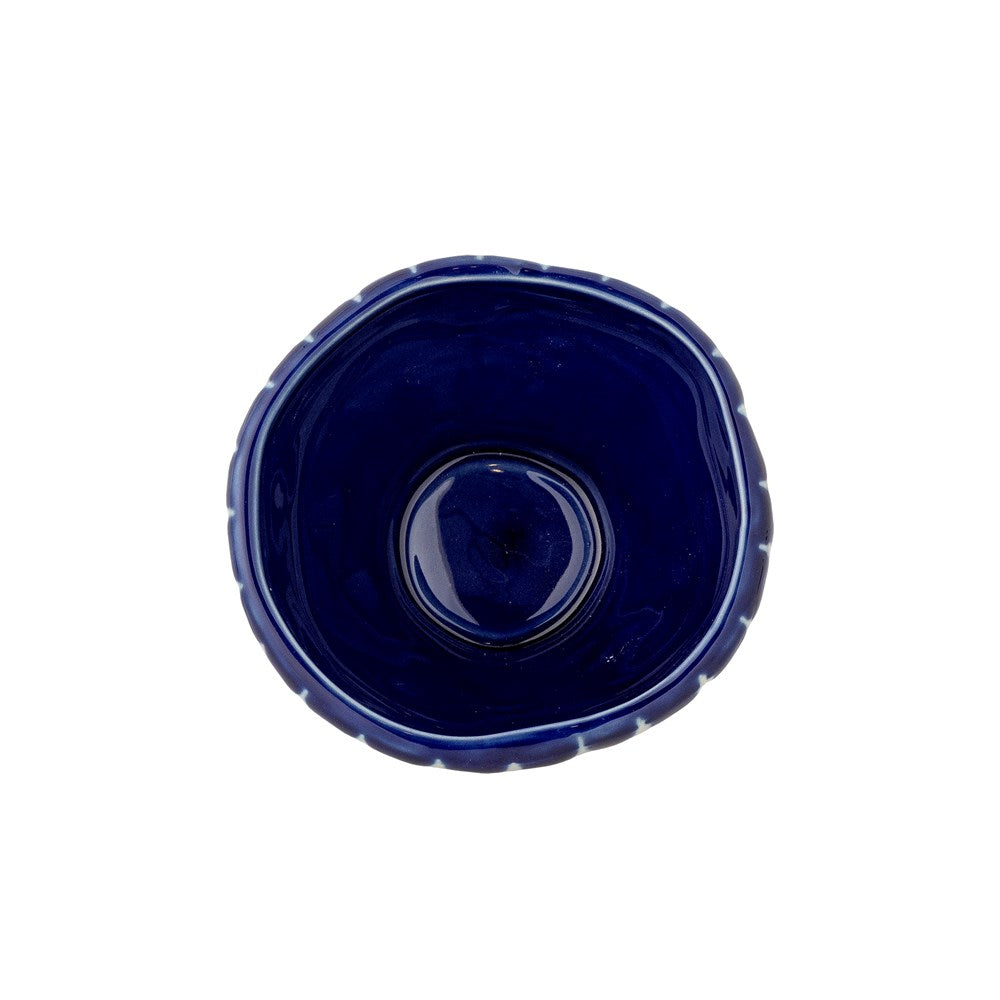 BLOOMINGVILLE-Nini Bowl, Blue & White Stripes