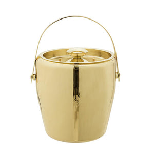 BLOOMINGVILLE-Cocktail Ice Bucket, Gold, Stainless Steel