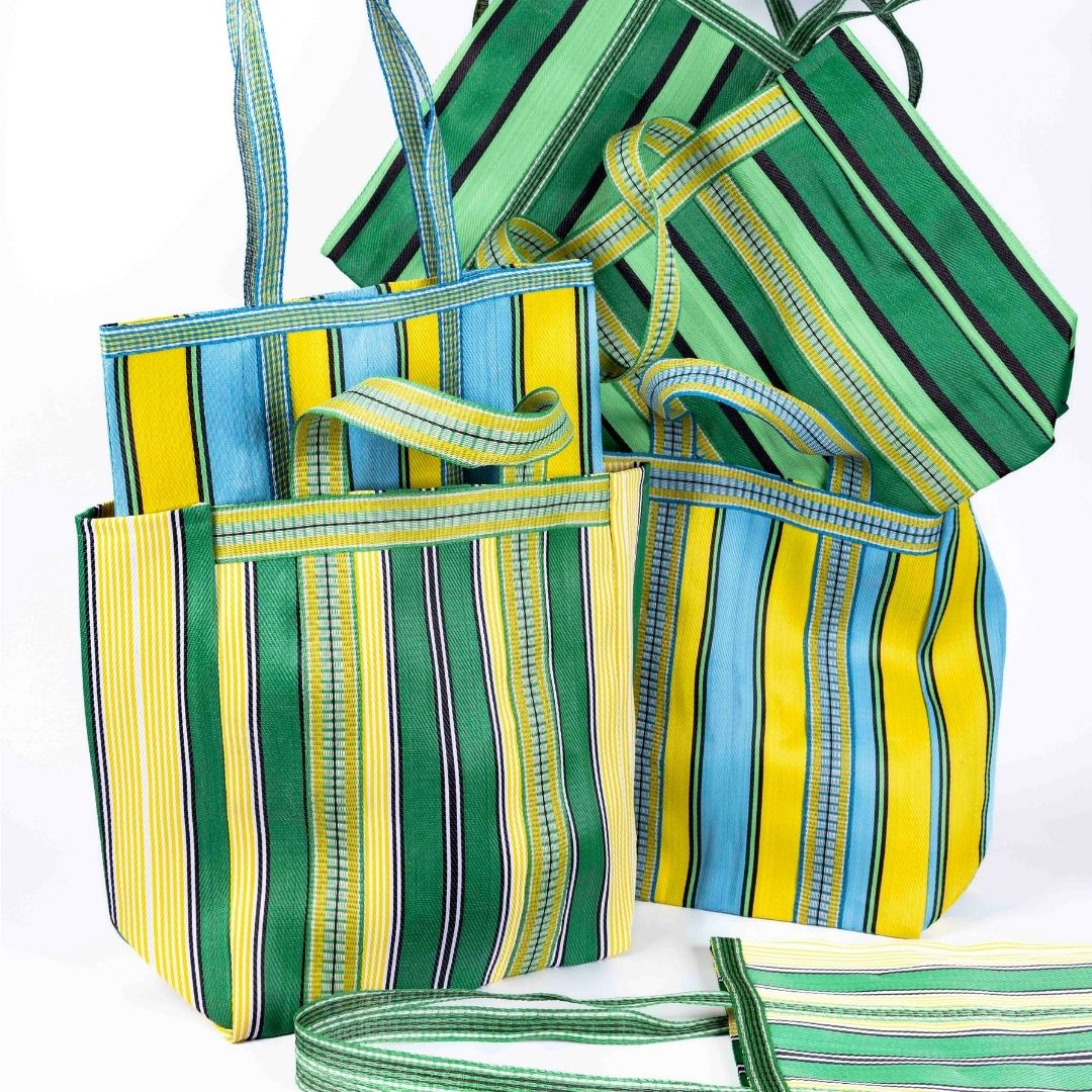 PARISIAN COOL - LA BAULE Green Beach Bag