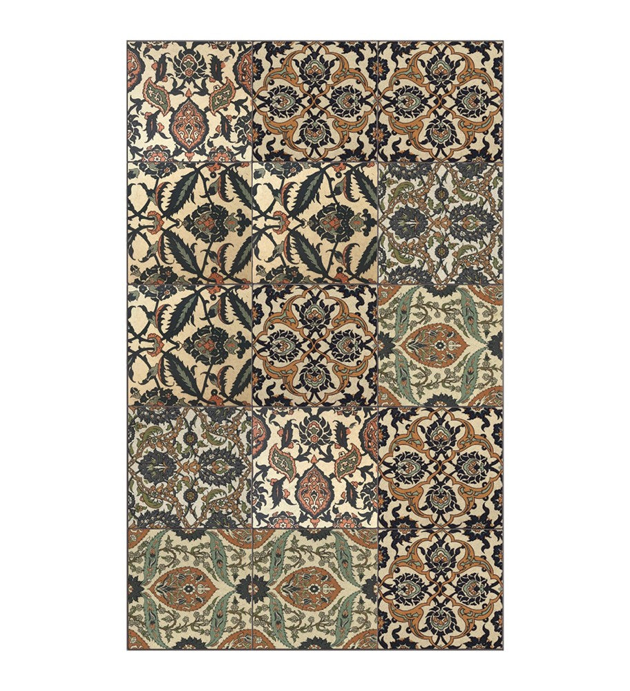 BEIJA FLOR- Armenian Brown Patchwork