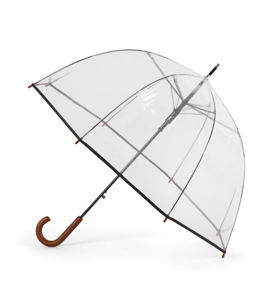 ANATOLE - OXMO Dome Umbrella - Clear with Khaki Piping