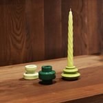 KLEVERING-Candle bravo greens set of 3