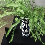 KLEVERING-Vase rhombic black