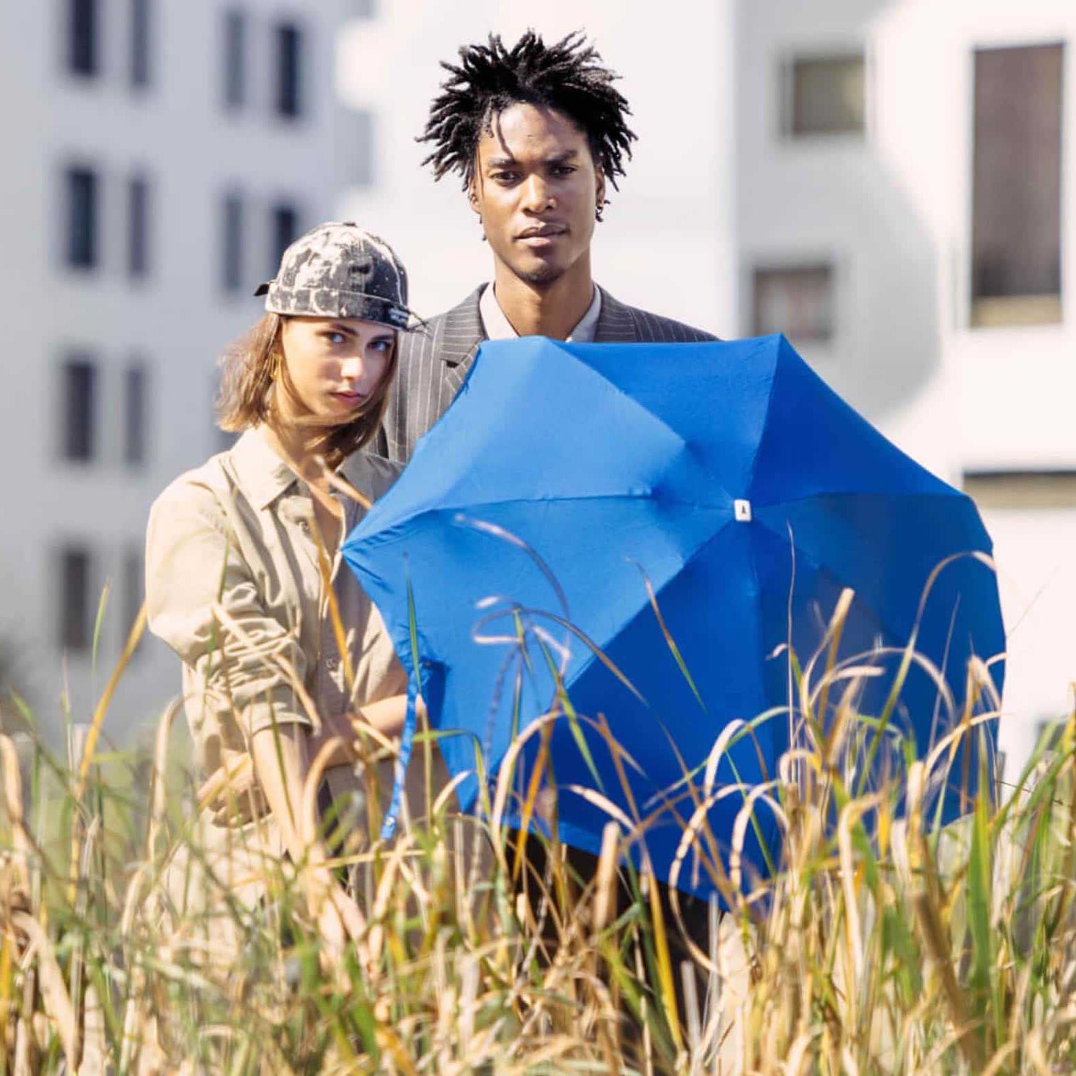 ANATOLE micro-umbrella Marguerite in Blue