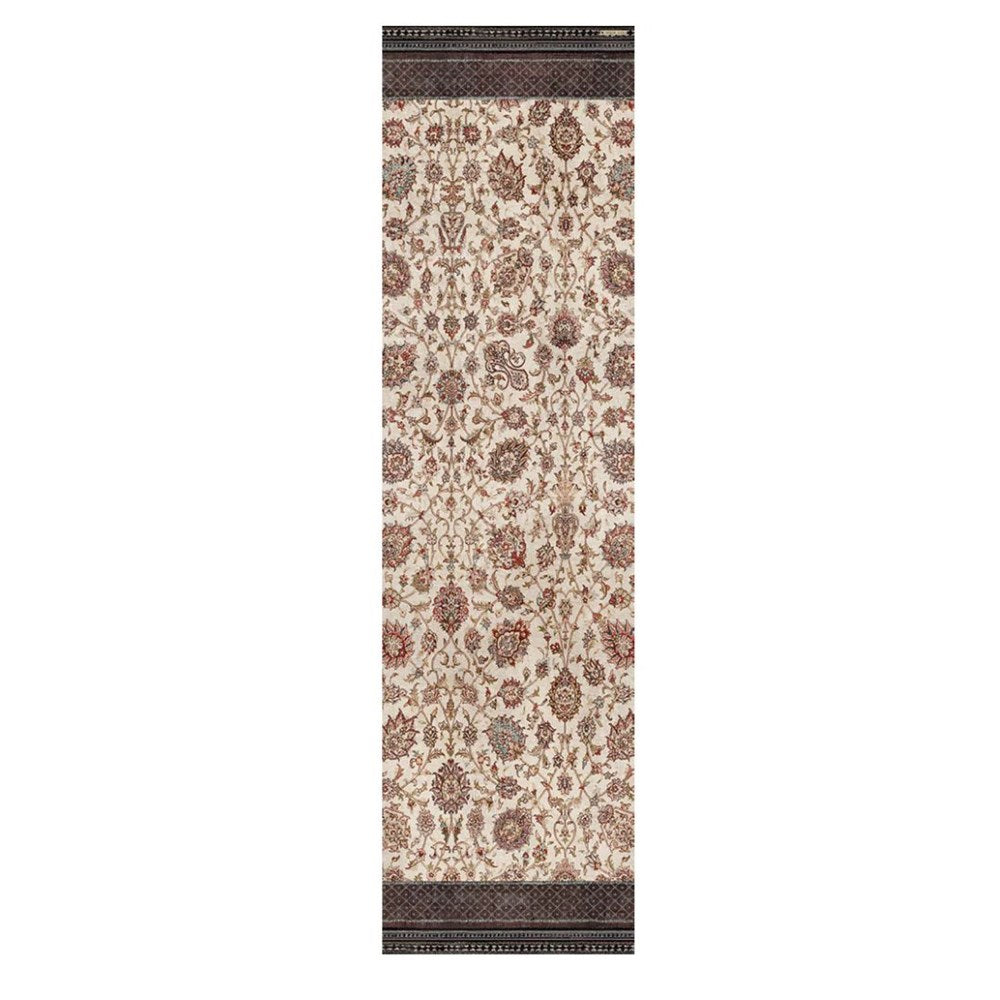 BEIJA FLOR- BOHEMIAN GARDEN GOLD Vinyl Tablerunner