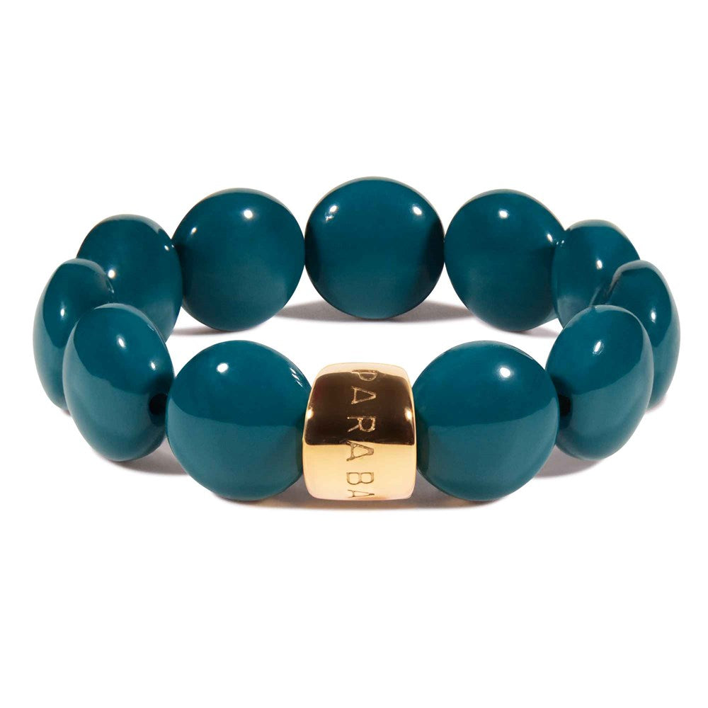 PARABAYA Teal Bombom Resin Single Bracelet