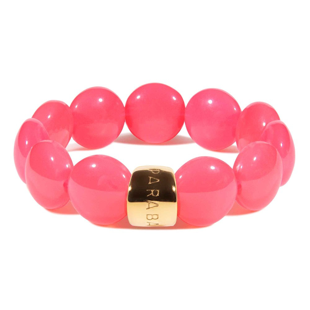 PARABAYA Pink Bombom Resin Single Bracelet