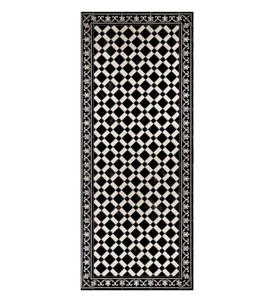 BEIJA FLOR- Diamond Antique Floor Vinyl Mat