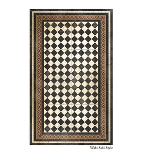 BEIJA FLOR Vinyl Rug- Damka