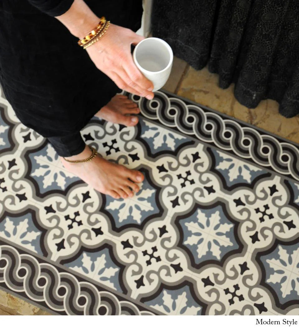 BEIJA FLOR Vinyl Rug- Mountain Classic Brown