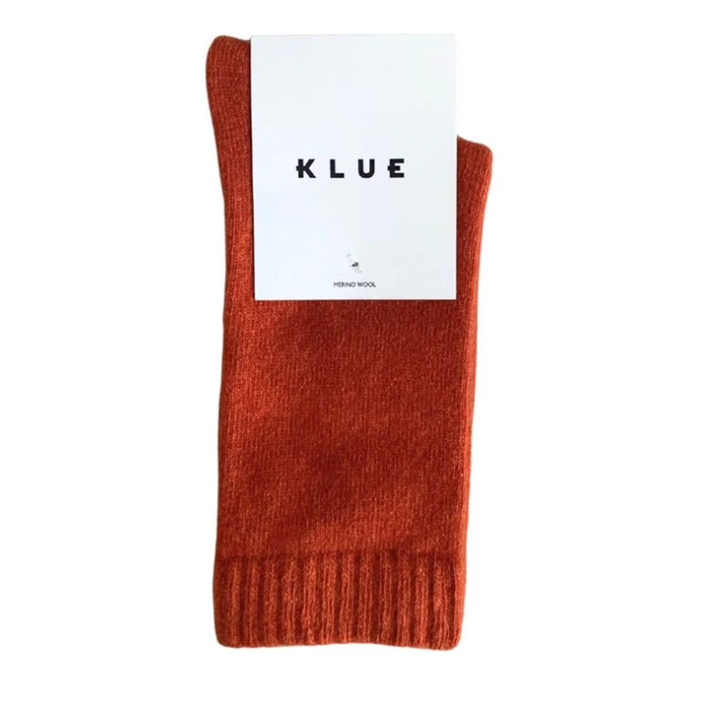 KLUE Merino Wool socks Plain |36-40 | Brick