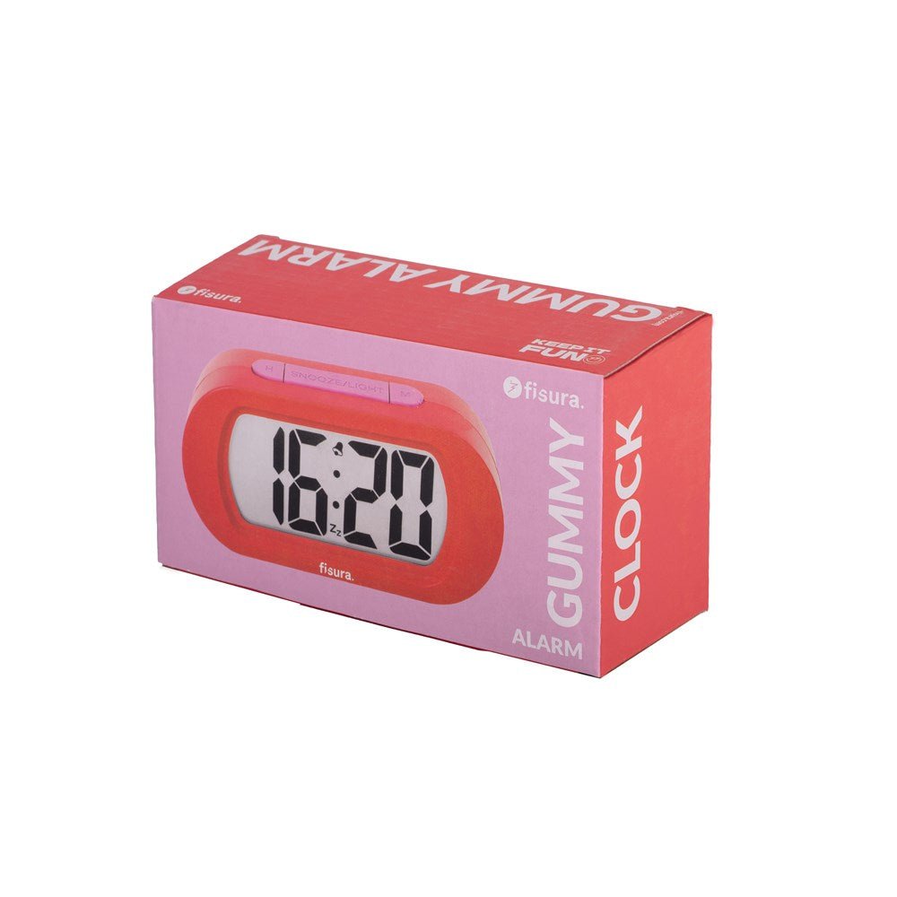 Gummy Alarm Clock Red