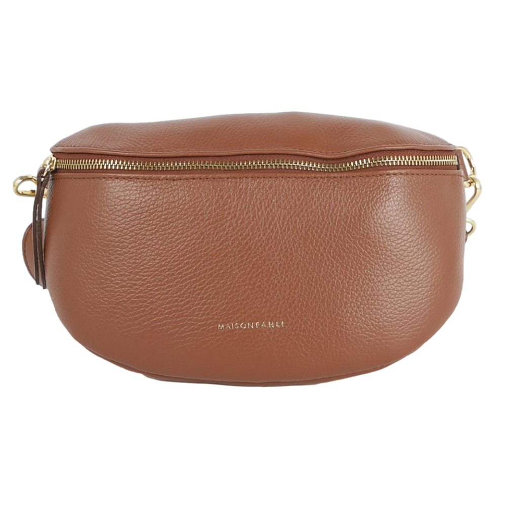 MAISON FANLI - Bum Bag DARK CAMEL