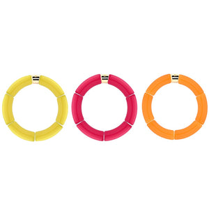 PARABAYA-CARNAVAL MONO  Bangle-Set of 3