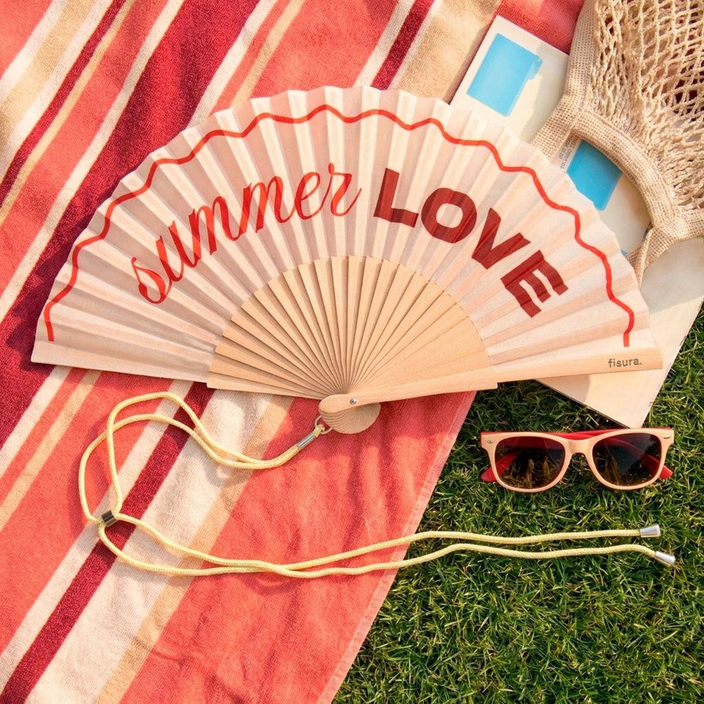 Hand Fan - "Summer Love"