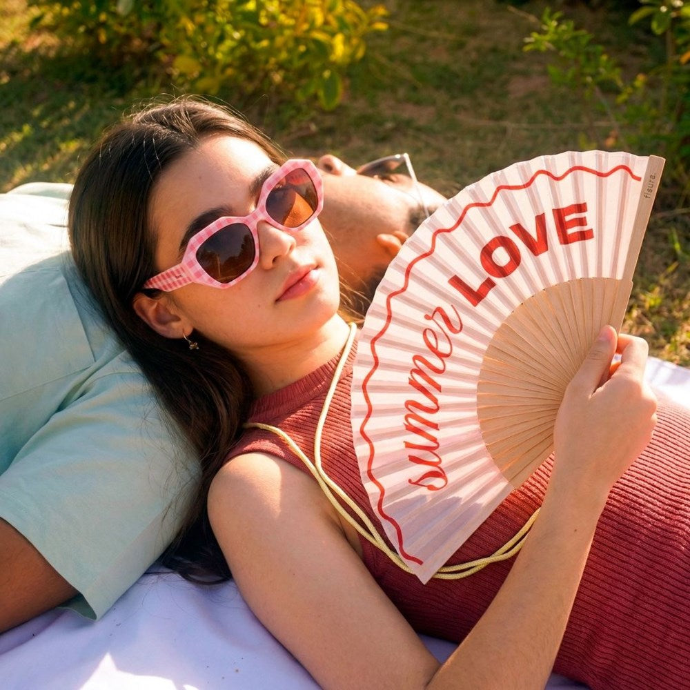 Hand Fan - "Summer Love"