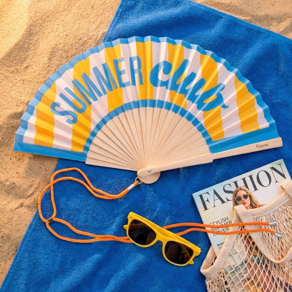 Hand Fan - "Summer Club"