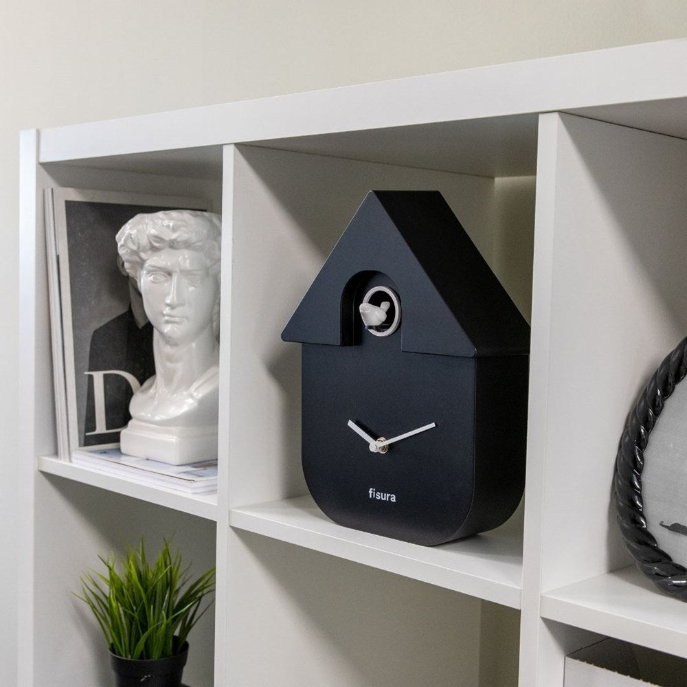 Cuckoo Clock Birdhouse - Black
