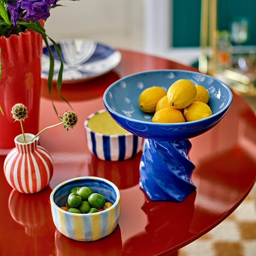 BLOOMINGVILLE-Fian Vase, Orange, Ceramic