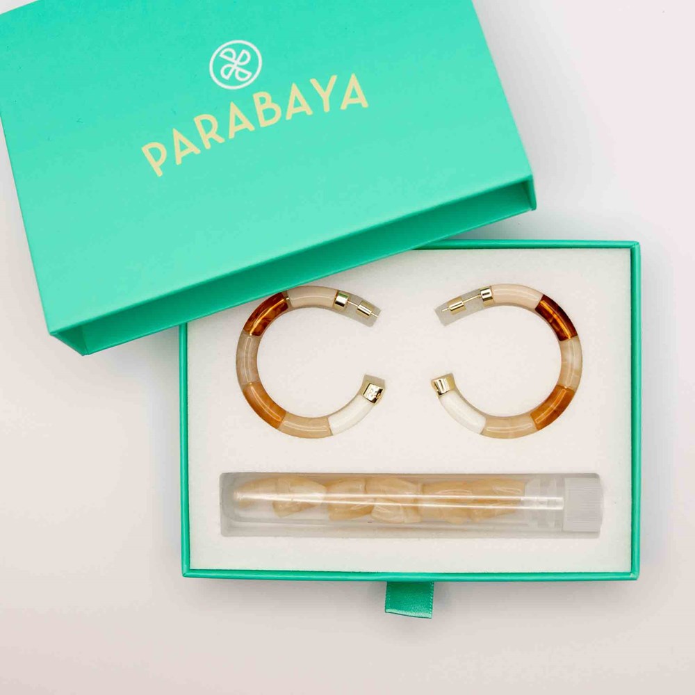 PARABAYA- Bola Earrings CAFE