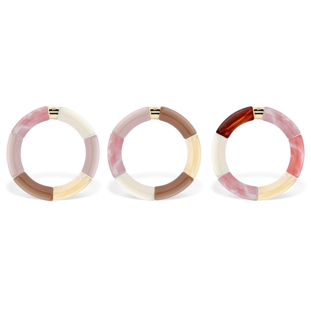 PARABAYA Bangle Bracelets Set of 3 - Doce