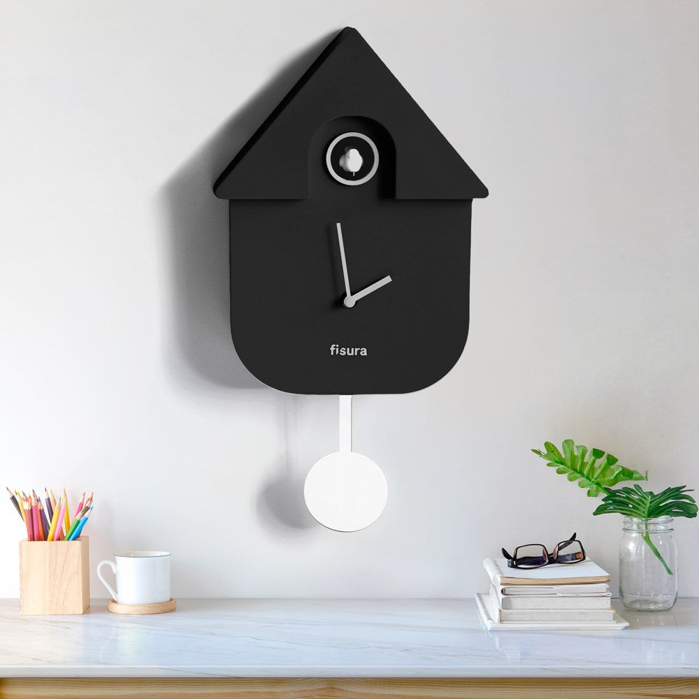 Cuckoo Clock Birdhouse - Black