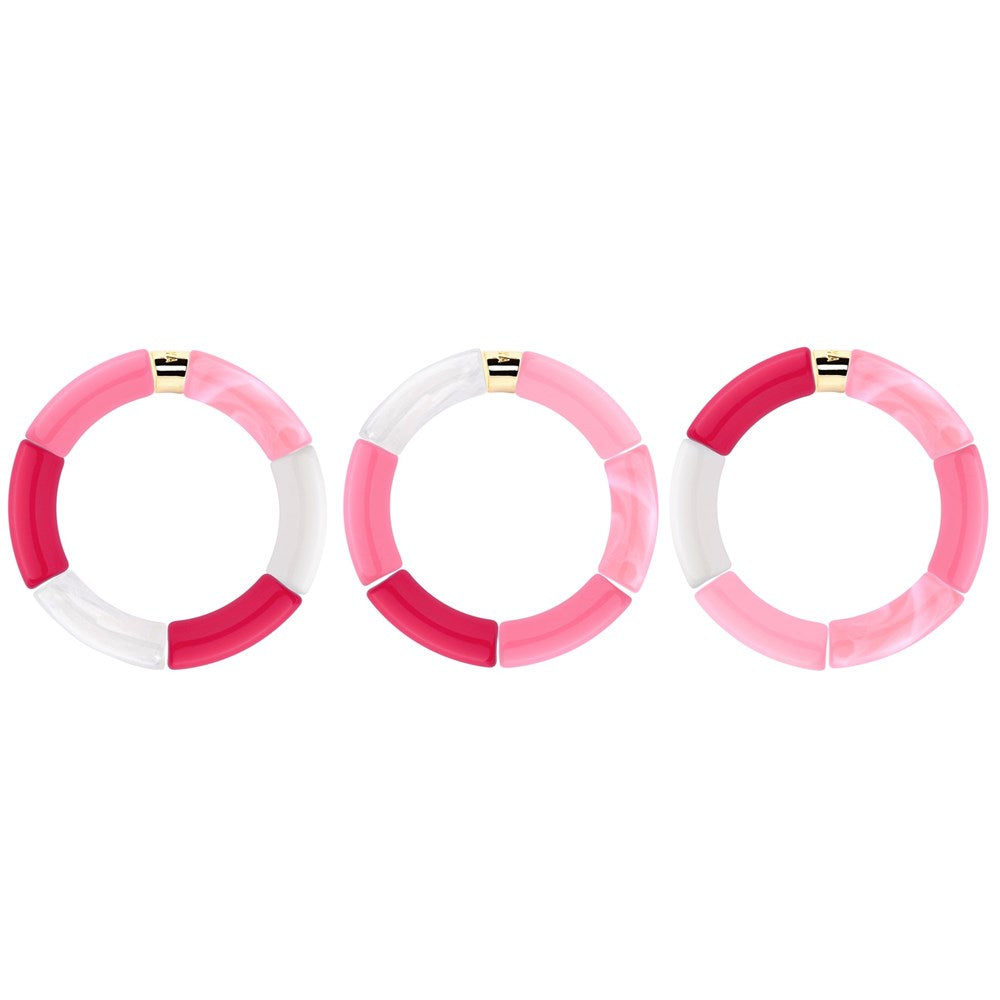 PARABAYA-FLAMINGO Bangle-Set of 3