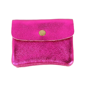 MAISON FANLI - Coin Purse Metallic FUCHSIA