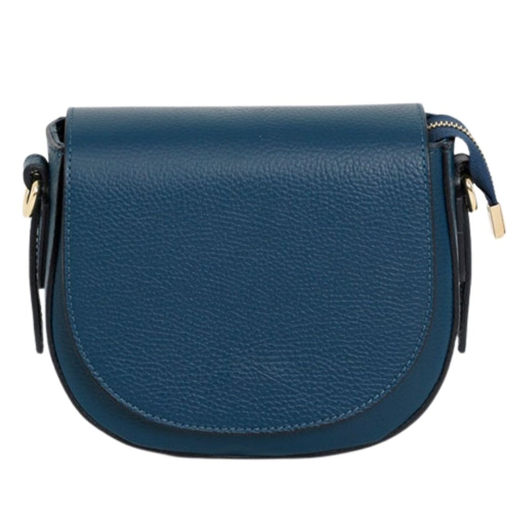 MAISON FANLI Gabrielle Leather Handbag - Navy