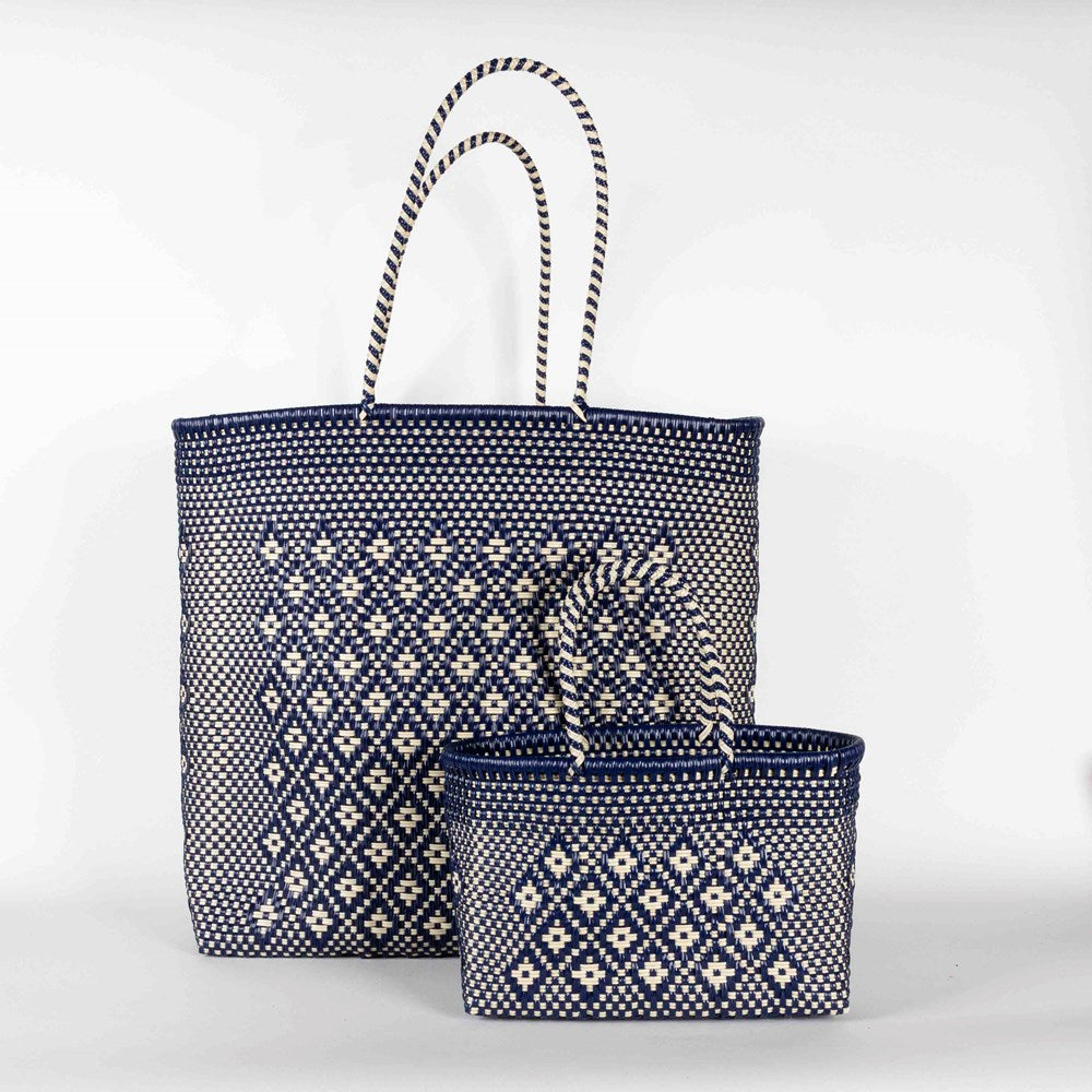 BAHIA BASKETS - PALOMA Blue Small Basket