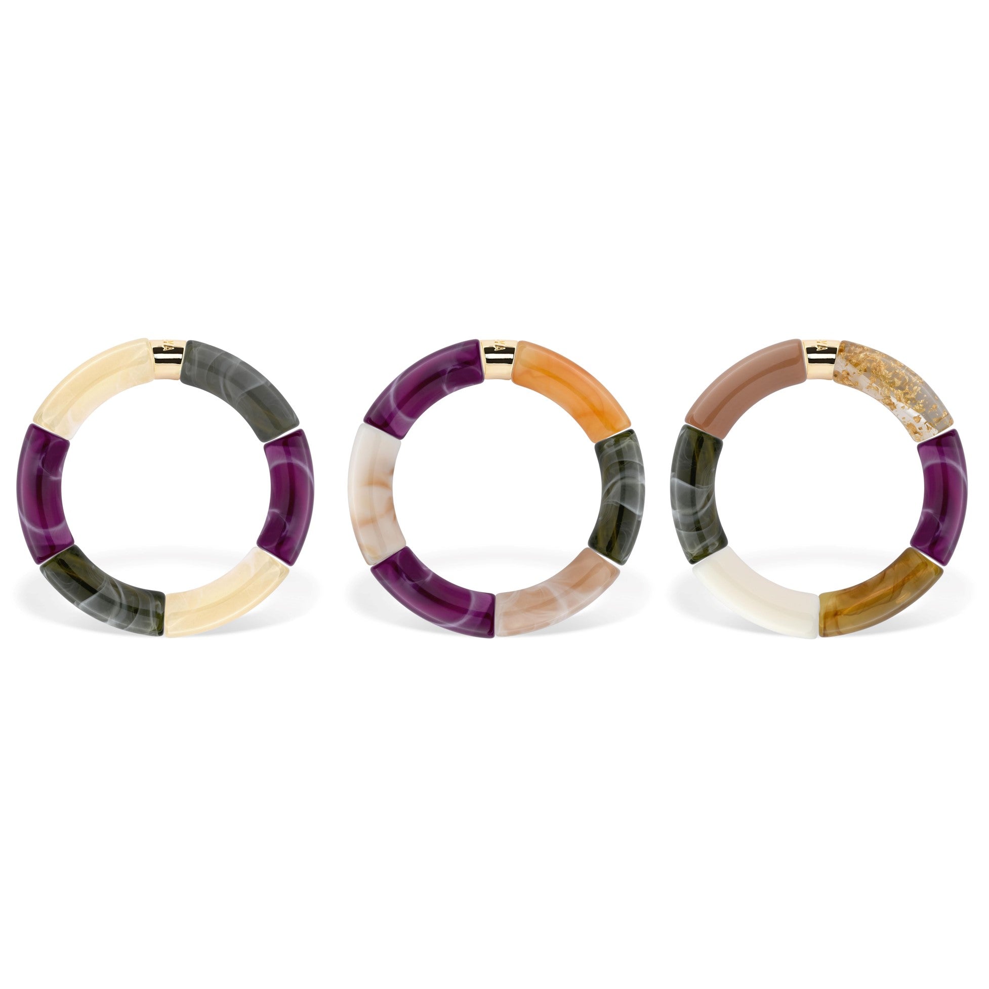 PARABAYA-HIBISCO Bangle-Set of 3