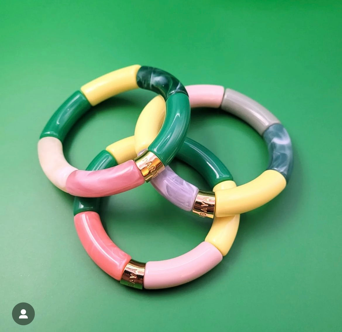 PARABAYA-KIWI Bangle-Set of 3