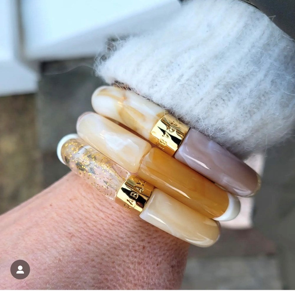 PARABAYA Bangle Bracelets Set of 3 - Doce