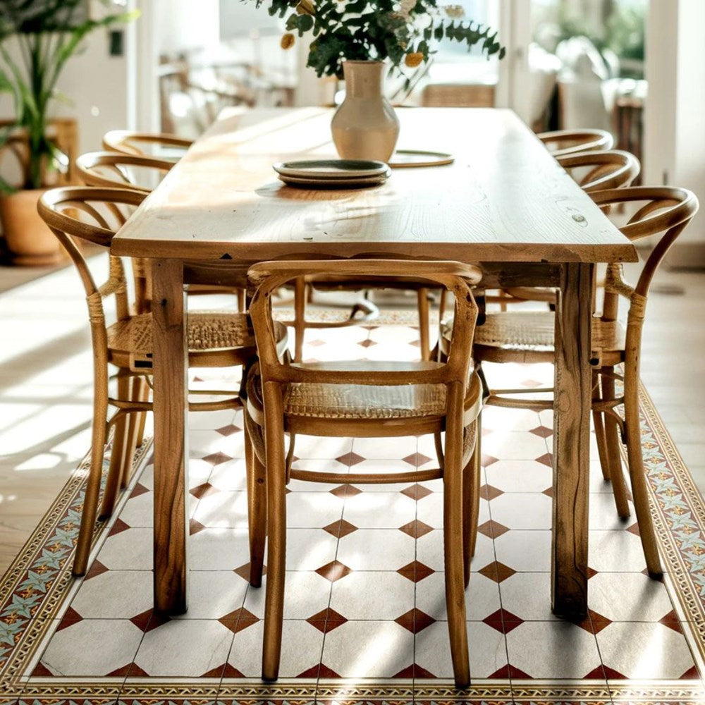 BEIJA FLOR- ITALIANO MERLOT Vinyl Rug