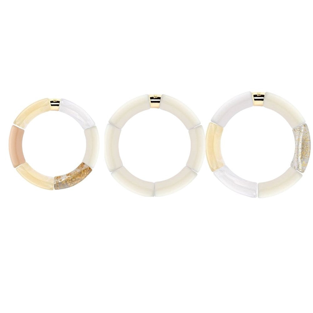 PARABAYA- IVORY Bangle-Set of 3
