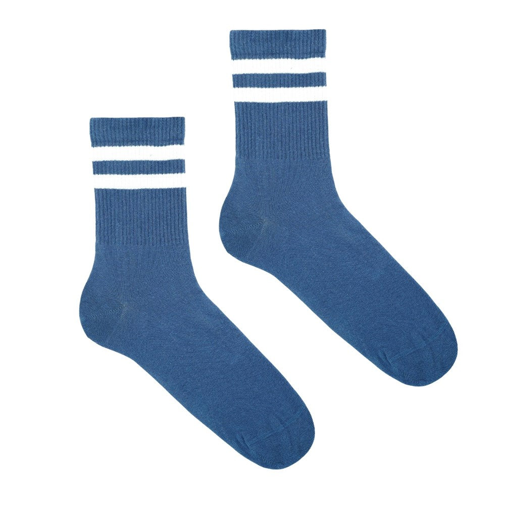 KLUE Organic cotton Tennis socks | Blue | Size: 36/40