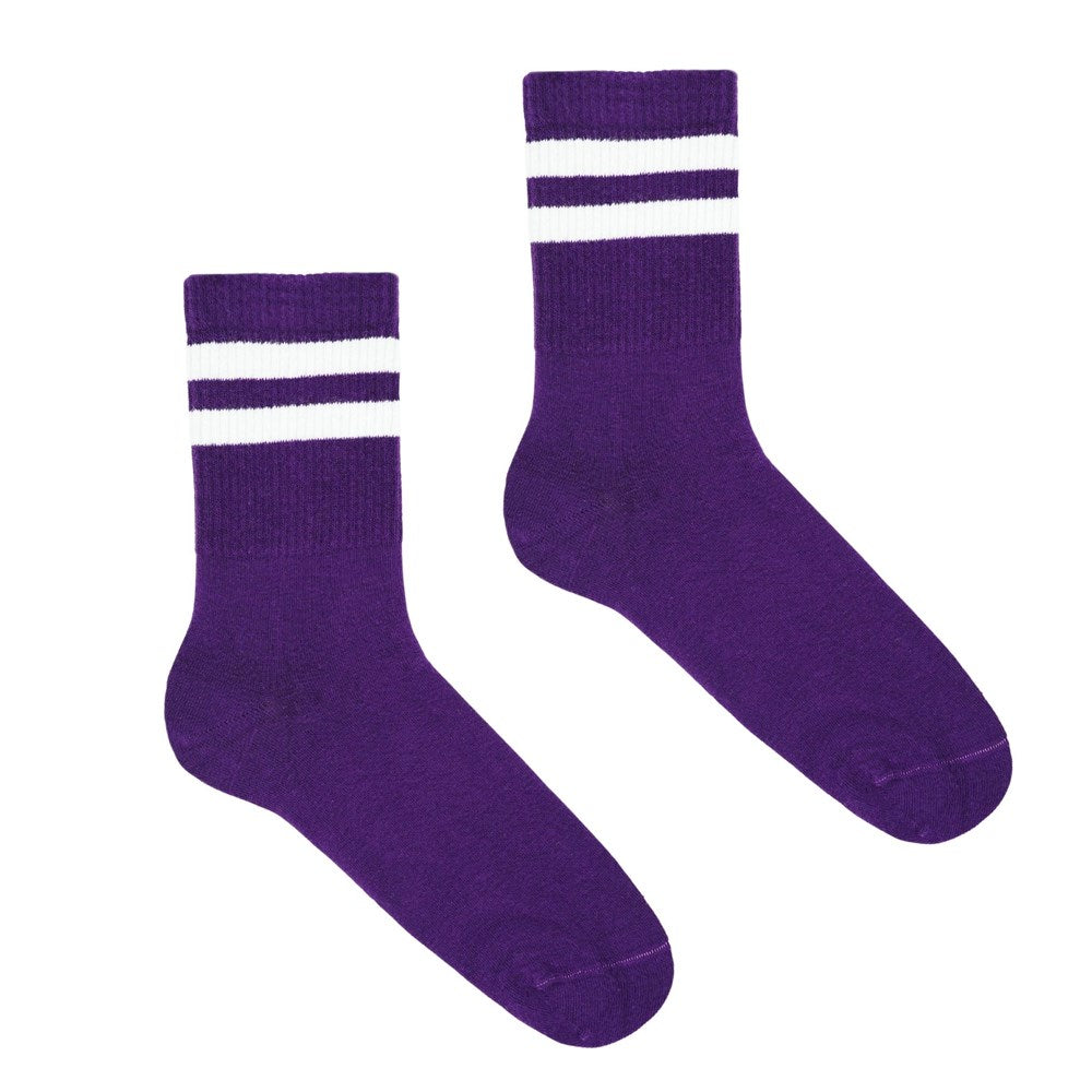 KLUE Organic cotton Tennis socks | Purple | Size: 41/46