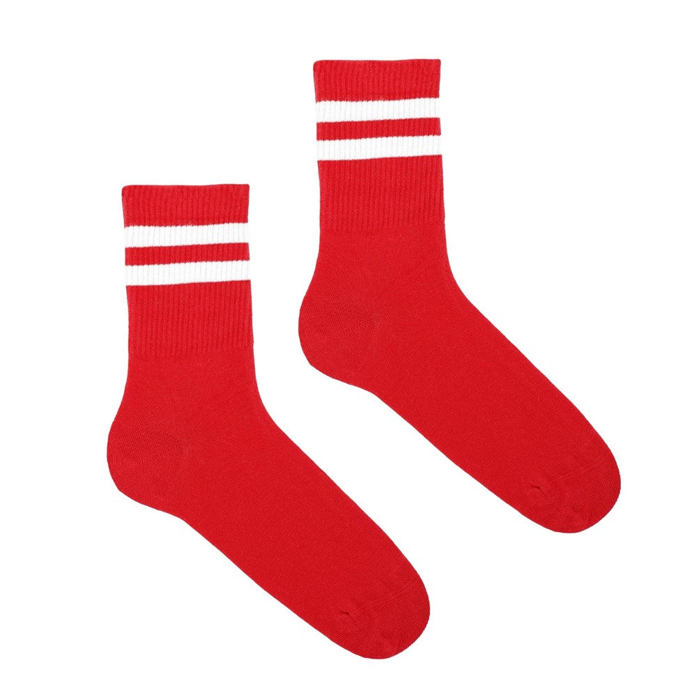 KLUE Organic cotton Tennis socks | Red | Size: 41/46