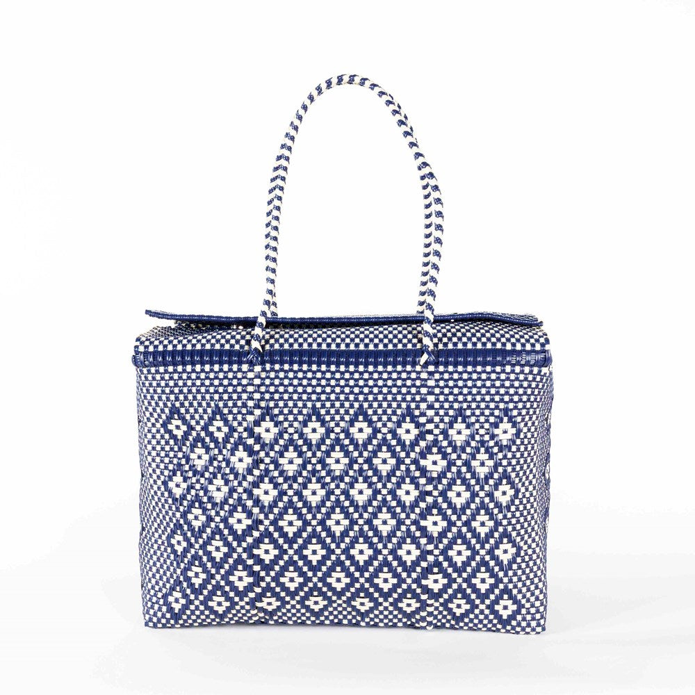 BAHIA - PALOMA Blue Large Carryall Basket