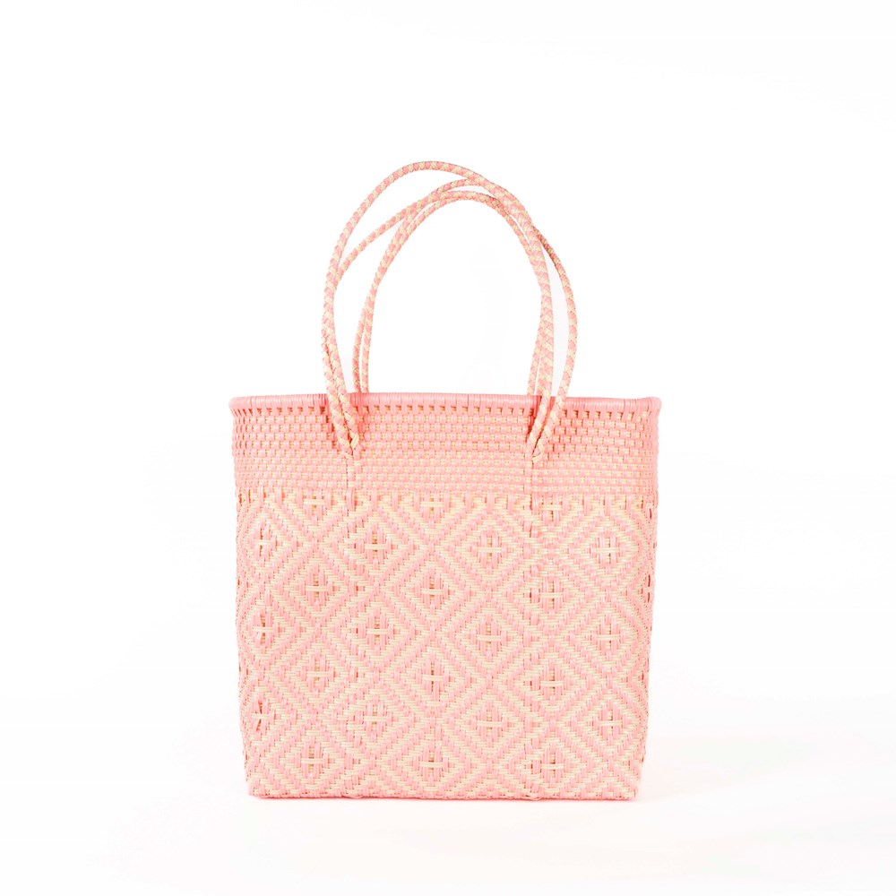 BAHIA BASKETS - ROSA Pink Large Basket - Double Handle