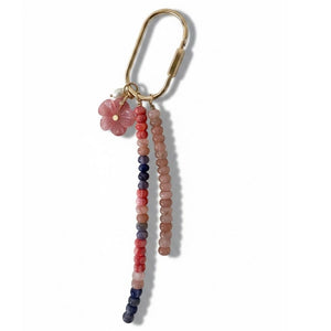Gemstone Key Ring - Luna Pink