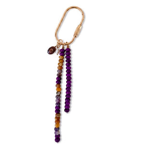 Gemstone Key Ring - Luna Purple