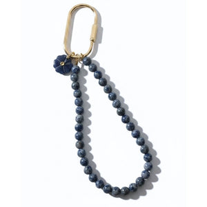 Gemstone Key Ring - Loop Indigo