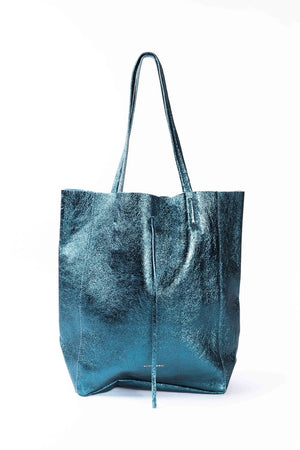 MAISON FANLI - Large Tote METALLIC EMERALD