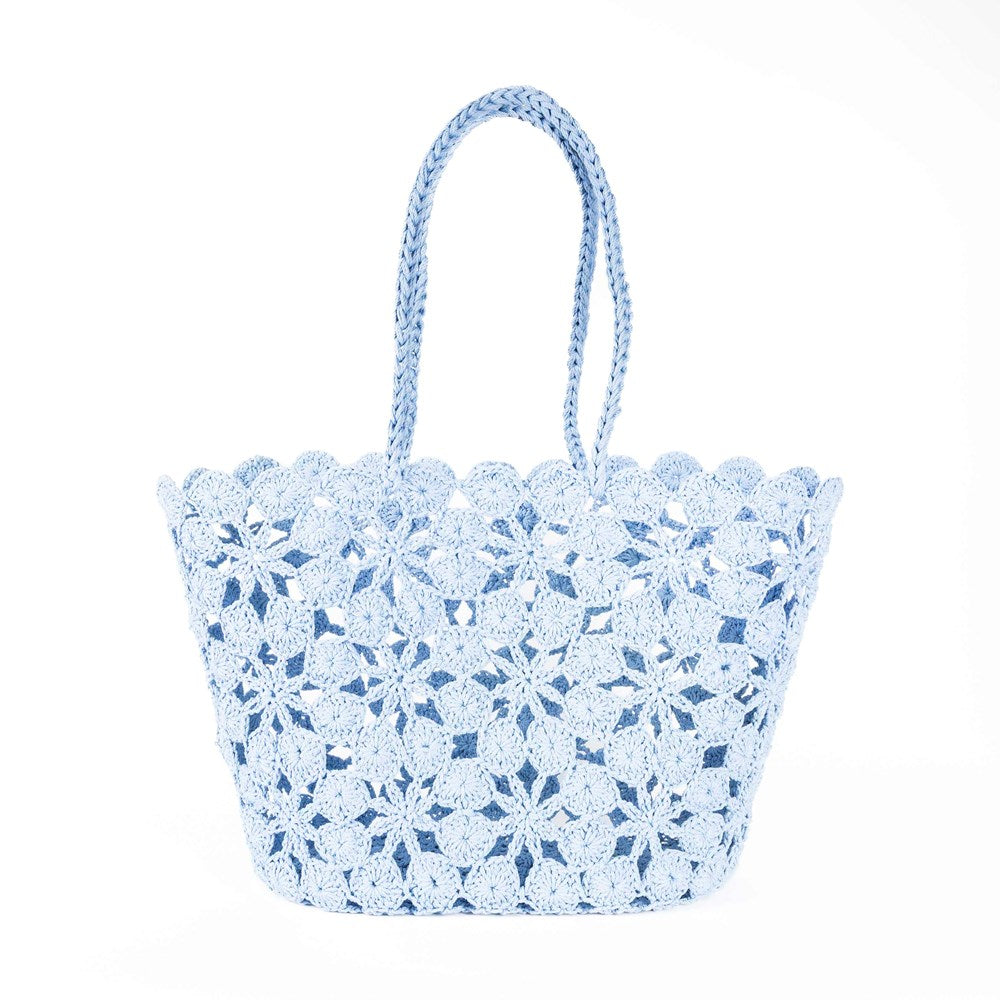JANE Hydrangea - Crochet Basket