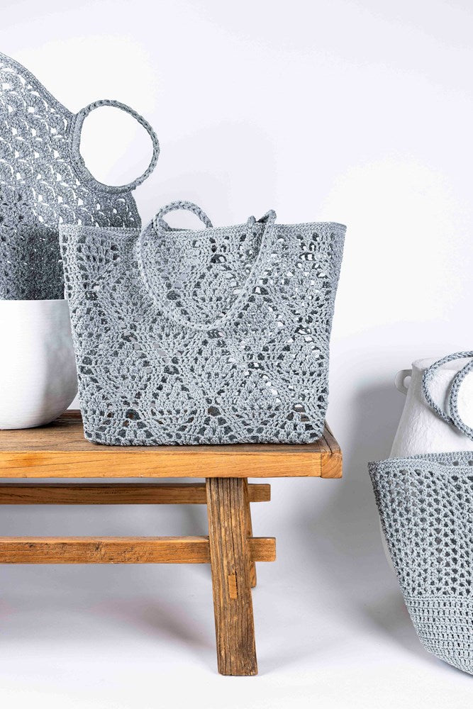 ANOUK Silver - Crochet Basket