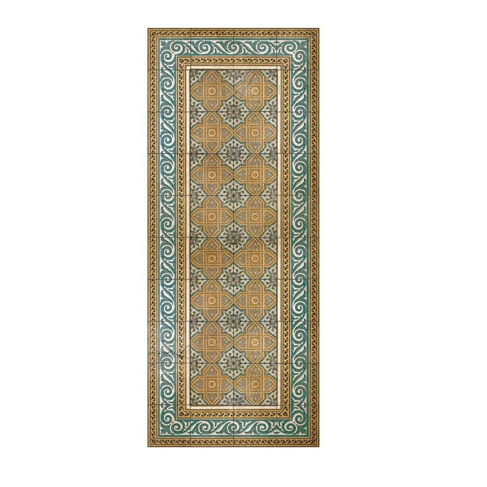 BEIJA FLOR- LUCAS GOLD Vinyl Rug